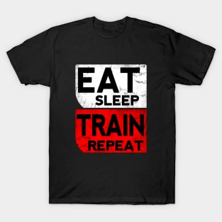 Eat Sleep Train Repeat T-Shirt